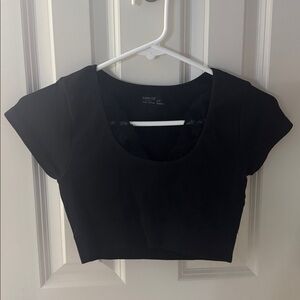 Aerie Superchill Black Tank Top